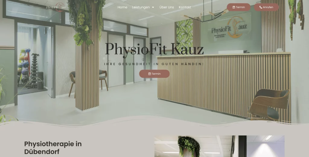 SEO Webdesign PhysioFit Kauz