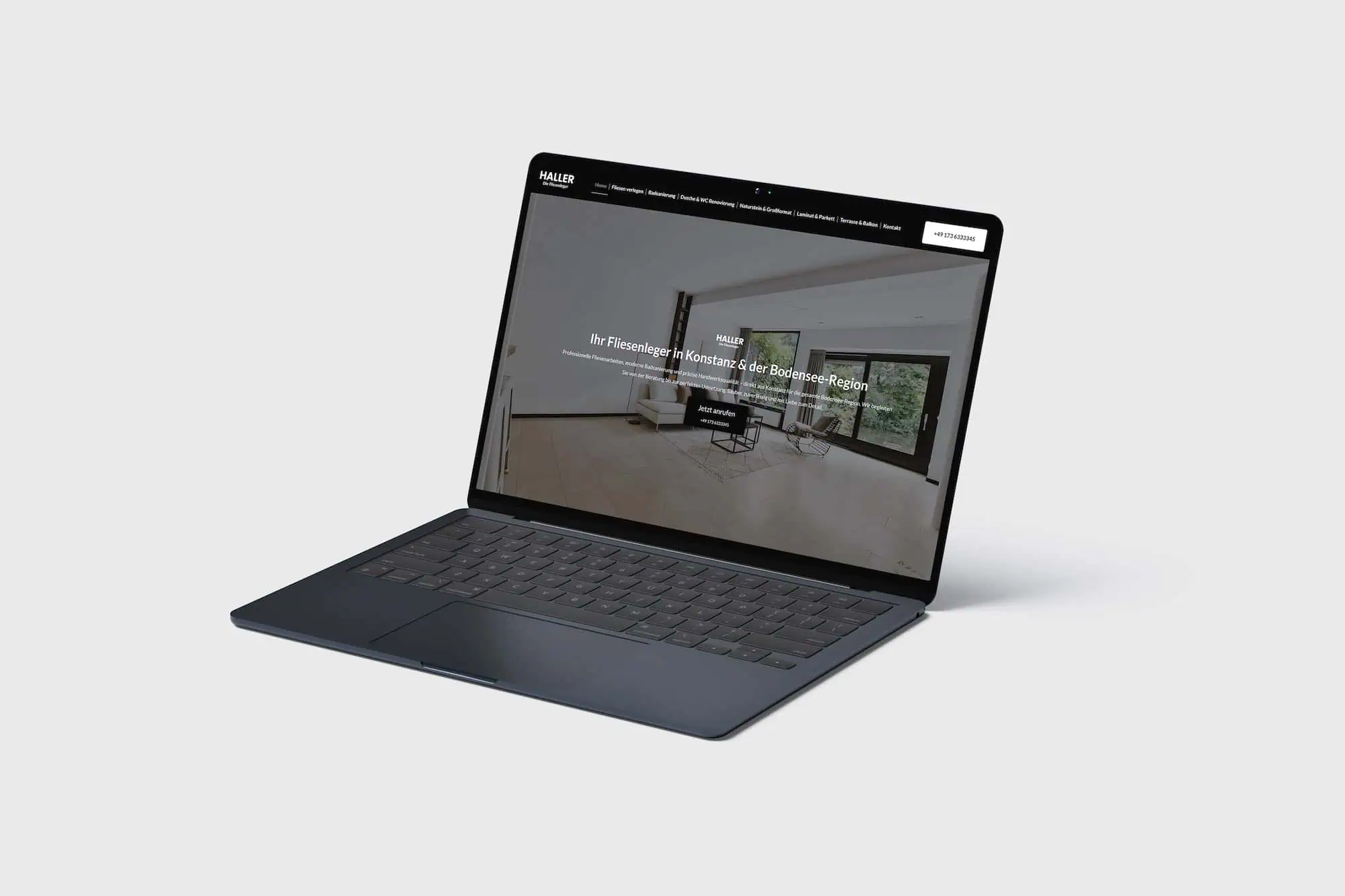 Website für eine Trockenbaufirma, umgesetzt von LEOSA